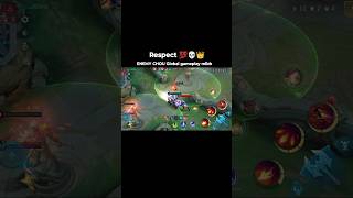 Chou global gameplay mlbb  mobilelegends gusion mlbb shorts trending [upl. by Einahpts302]