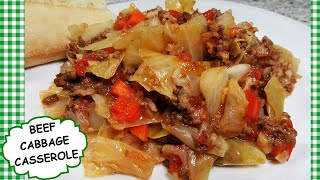 BEEF and CABBAGE CASSEROLE RECIPE [upl. by Bennet58]