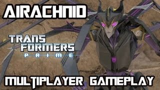 Transformers Prime The Game  Airachnid Multiplayer Gameplay w Commentary [upl. by Quint679]