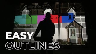 Easy Outlines for House Projection Mapping  Digital Pressworks [upl. by Armand]