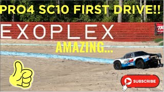 TEAM ASSOCIATED PRO4 SC10 first drive [upl. by Aisor215]