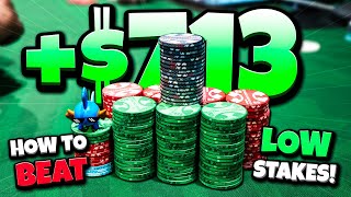 Tips amp Tricks to Beat LOW STAKES POKER 12 13 25  Poker Vlog 251 [upl. by Irvin]