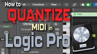 How to Quantize MIDI in Logic [upl. by Suirad348]