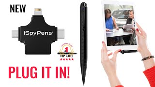 iSpyPen Pro X Now Plugs Directly Into Your Phone Tablet or Computer [upl. by Kirsteni]