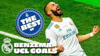 KARIM BENZEMA  Best Champions League GOALS at Real Madrid [upl. by Alded]