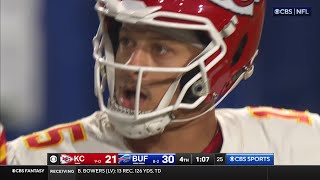 Terrel Bernard ices Bills win vs Chiefs on late INT vs Mahomes [upl. by Arni793]