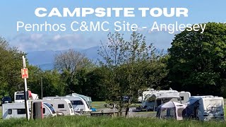 Campsite Tour  Penrhos Caravan amp Motorhome Club Anglesey [upl. by Blackmun756]