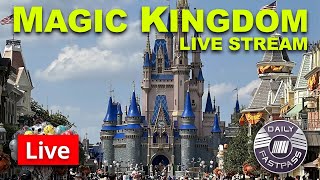 🔴 Live Disney World Live Stream  Magic Kingdom Rides and Shows 10124 [upl. by Revorg]