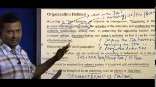 Definition of Organisation  Characteristics of Organisation  Principles of Marketing Lectures [upl. by Coridon]