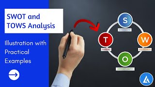 SWOT Analysis amp TOWS Analysis Illustration with Practical Examples [upl. by Kashden869]