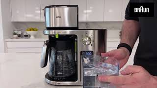 Braun MultiServe Coffee Machine  How To Prime Your Machine [upl. by Ardnohsed525]