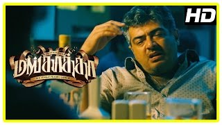 Mankatha Tamil Movie  Ajith and Premgi get drunk  Premgi reveals the plans to Ajith  Trisha [upl. by Llertnad]