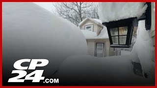 Snow cleanup begins in Nova Scotia [upl. by Lebasi]