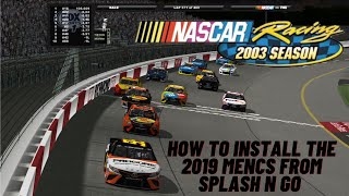 NR2003 Tutorial  How to Install the MENCS 19 Mod from Splash N Go Graphics [upl. by Akinod]