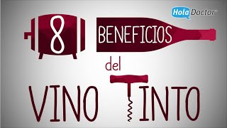 8 Beneficios del Vino Tinto [upl. by Alliuqet]