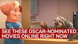 See these Oscarnominated movies online right now [upl. by Milissent412]