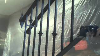 Howto Paint Decorative Iron Railings by Mitchell Dillman [upl. by Aihseyt]