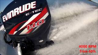 Evinrude ETec 150 HO WOT [upl. by Imogene]