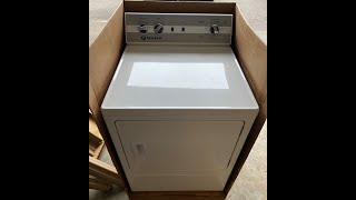 Speed Queen DC5000WE Commercial Dryer Unboxing [upl. by Bethesde]