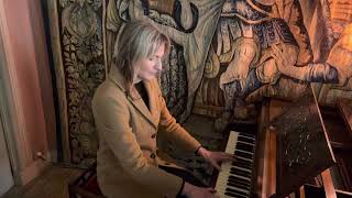 Kate Garner playing piano at Canons Ashby National Trust [upl. by Jarrell]