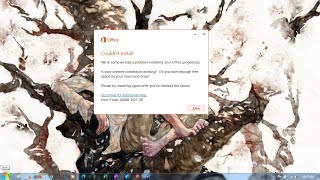 3 Ways To Fix Office Couldnt Install Error Code 300881021 0 [upl. by Niawat]