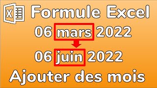 Excel Comment ajouter des mois à une date automatiquement  Formule MOISDECALER  Docteur Excel [upl. by Shellie]