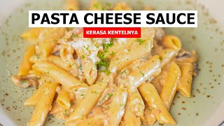 JANJI ENAK   PASTA SAUS KEJU ANDALAN IBU KOS  PASTA CHEESE SAUCE [upl. by Pentheas]