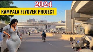 KAMPALA FLYOVER PROJECT PHASE 2 PROGRESS In 2024 [upl. by Notnelc]