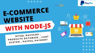 Node JS Build Ecommerce Website nodejs [upl. by Kroy]