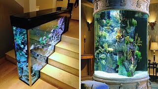 15 AMAZING HOME AQUARIUMS AND FISH TANKS [upl. by Attem445]