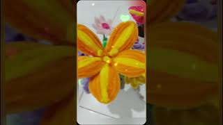 Handmade creative bouquet flowers using fuzzy wire [upl. by Letitia131]