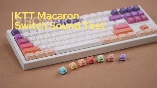 KTT Macaron Switch Sound Test🎵 [upl. by Jaworski]