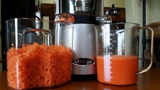 Omega VSJ843RS Juicer  Pure Carrot Juice [upl. by Richlad]