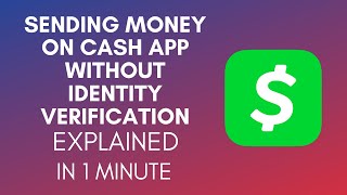 How To Send Money On Cash App Without Identity Verification 2025 [upl. by Odraode]