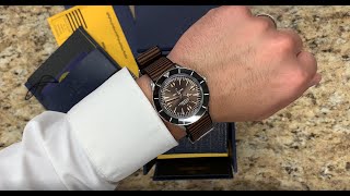 Unboxing NEW Breitling Superocean Heritage 57 Outerknown Bronze Watch [upl. by Ahsemad368]