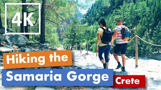 Samaria Gorge hike Crete May 2022 in 4K [upl. by Markson368]