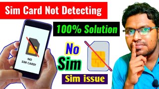 Mobile Sim Card not showingSim not detecting in phoneSim not workingSim card issue Tech in Hindi [upl. by Eanom]