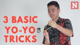 Learn How To Do These 3 Basic YoYo Tricks From Champion Evan Nagao [upl. by Esiled541]