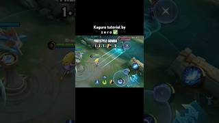 kagura combo tutorial by zero✅ kaguratutorial mlbb shorts mobilelegends indonesia [upl. by Pasho]