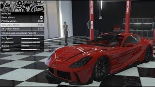 GTA 5  DLC Vehicle Customization  Grotti Itali GTO and Review [upl. by Ilellan]