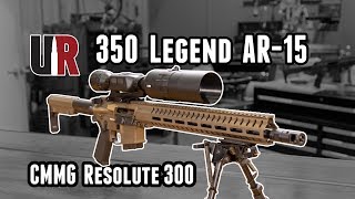 TESTED NEW CMMG 350 Legend Resolute AR15 [upl. by Anerdna]