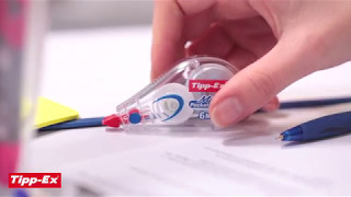 Using correction tape TippEx Mini Pocket Mouse  2014 video [upl. by Aesoh]