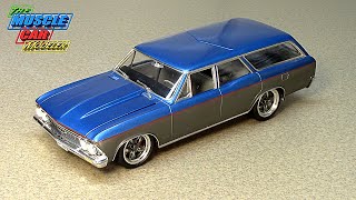 Revell 1966 Chevrolet Chevelle Wagon Custom Build [upl. by Ytiak461]