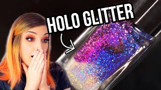 Mixing HOLO and GLITTER Nail Polishes Together  KELLI MARISSA [upl. by Akiret]