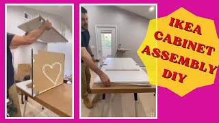 How to assemble an Ikea base cabinet Put together Ikea base cabinet yourself [upl. by Anaili]