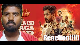 Kadaisi Ulaga Por  Official Trailer Something serious 🤯 🔥 Hiphop Tamizha  reactionvideo [upl. by Aserej]