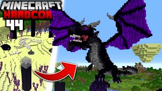 I Built a DRAGON in Minecraft Hardcore 44 [upl. by Lehctim]