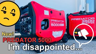 3 Things People Hate About the Predator 5000 Inverter Generator aka Predator 3500 Replacement [upl. by Ynittirb]