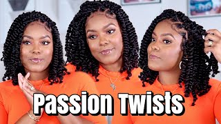 Short Passion Twist Tutorial Easy StepbyStep DIY No Crochet [upl. by Nenad349]