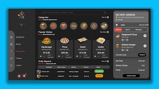 Vue 3  Vuetify 3 POS Restaurant Food Ordering Dashboard UI Design  HTML  CSS  Javascript  vue [upl. by Sonaj]